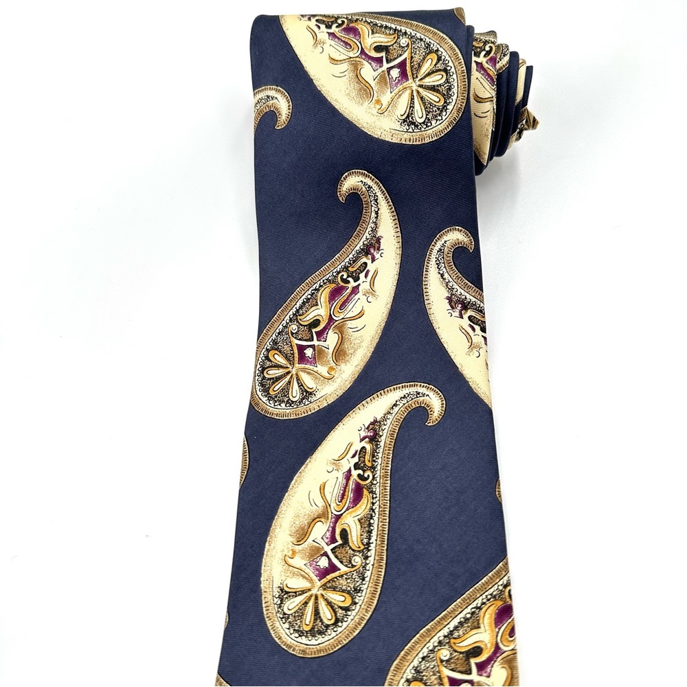 Vintage Dead Stock Christian Dior Designer Silk Tie - Picture 2 of 5